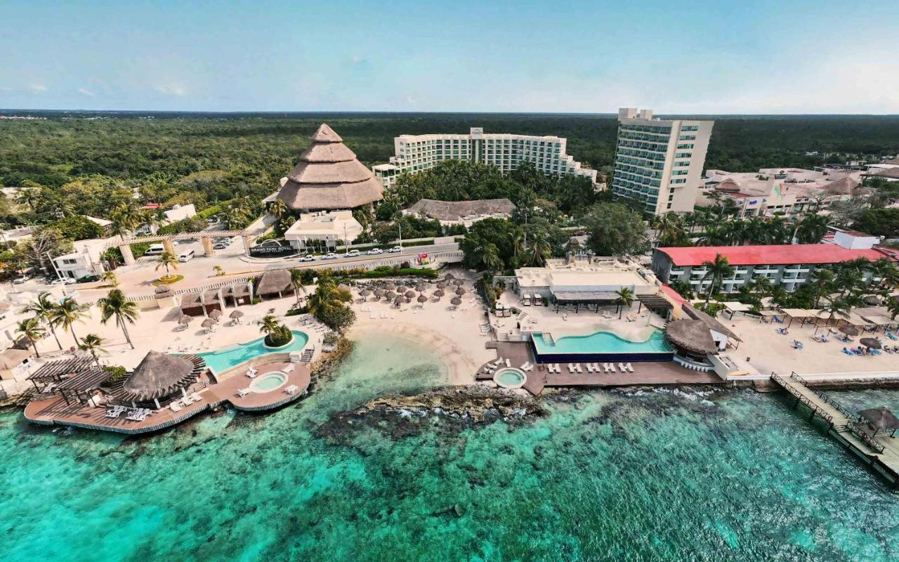 فندق جراند بارك رويال كوزوميل شامل الكل المظهر الخارجي الصورة Aerial view of the resort